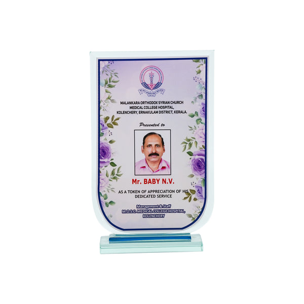 Glazora Recognition Plaque