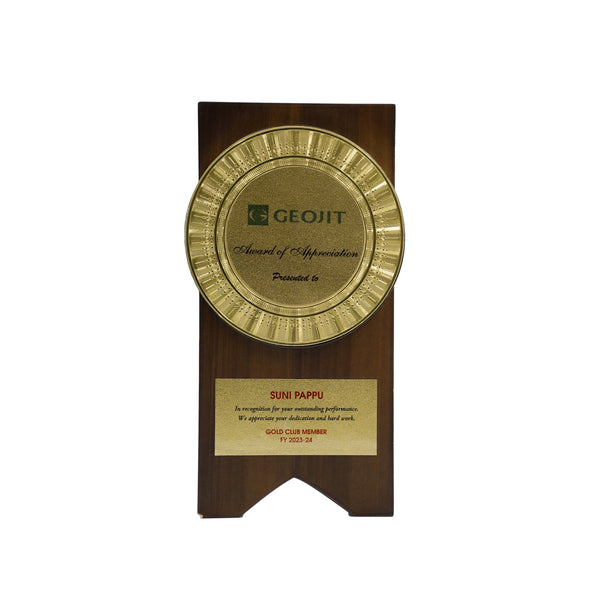 Dual Print Wooden Prestige Memento