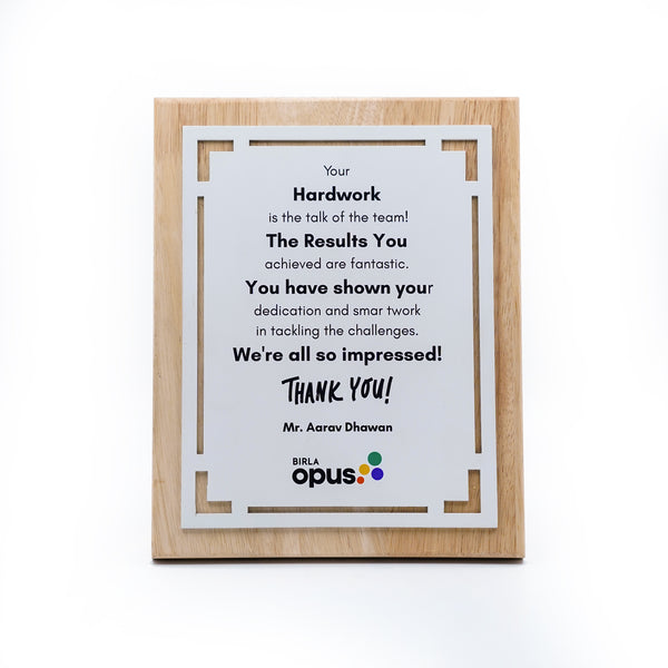 WhiteLayer wooden Memento