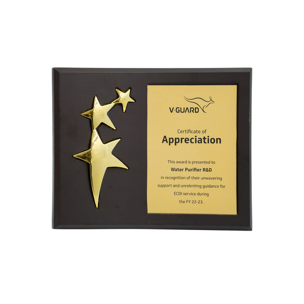 Legacy Wooden & Three-Star 
Memento