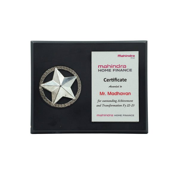 Grand Legacy Wooden & Metal 
Emblem Memento