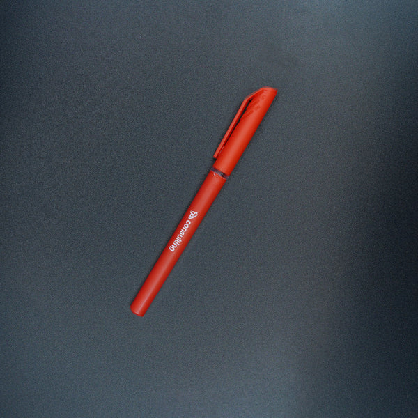 Classic Red Plastic Pen – A Sleek & Affordable  Writing Essential - 10 Numbers
