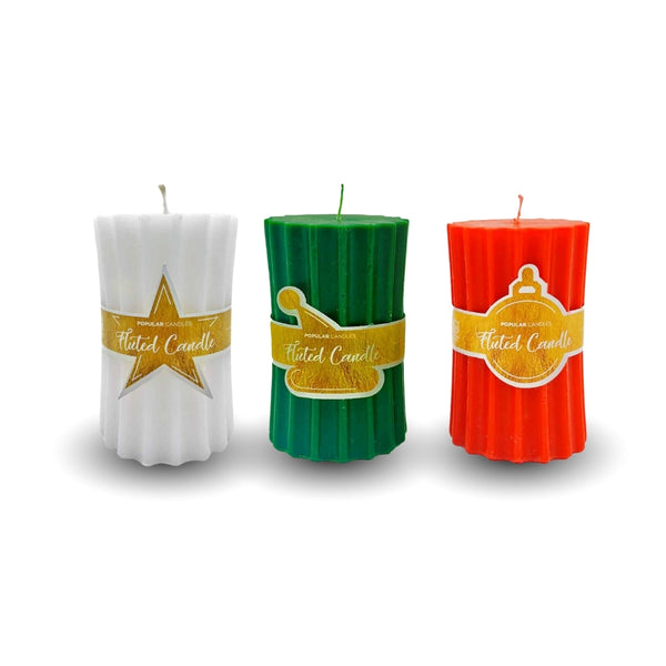 Flutted Candle