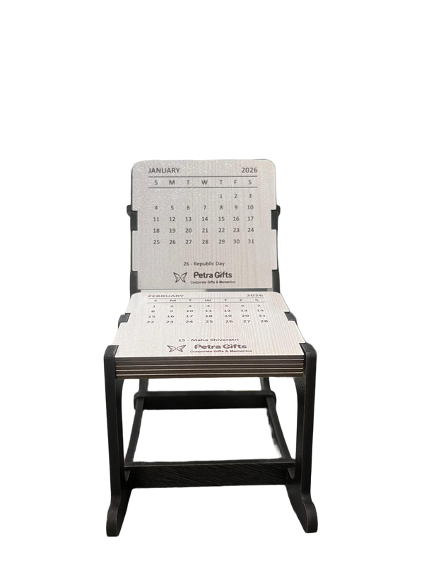 Chair Desk Calendar 2026